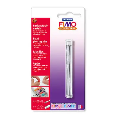 Fimo Bead Piercing Needles, 25x 0.8x90mm And 25x 1.7x90mm