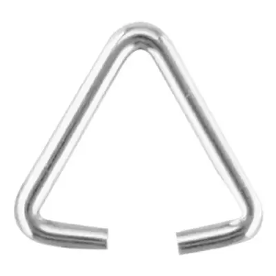 Sterling Silver Open Triangular Wire Bail Pack of 10 100% Recycled Silver