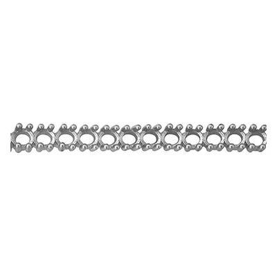 Sterling Silver Setting Strip, Round 3.5mm X 19