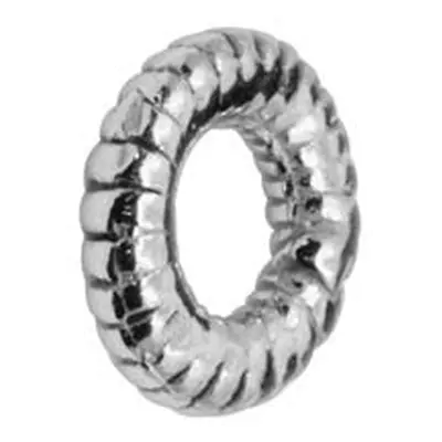 Sterling Silver Spiral Ring, 6mm, Pack of 10, Spacer Links