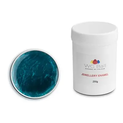 WG Ball Transparent Enamel Turquoise 431 250g Lead Free