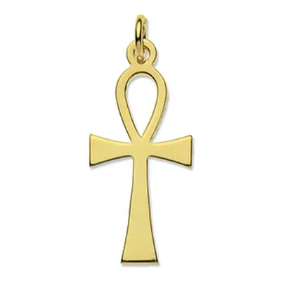 9ct Yellow Gold Cross, Medium Ankh No.25 Unhallmarked