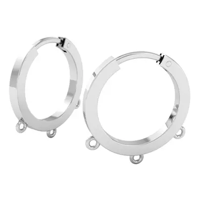 Sterling Silver 18mm Chandelier Earrings With 3 Drops Pack of 2