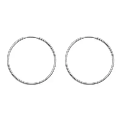 Sterling Silver Endless Hoops 24mm Pack of 2