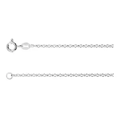 Sterling Silver 1.7mm Belcher Chain 20&quot;/50cm Unhallmarked 100% Recycled Silver