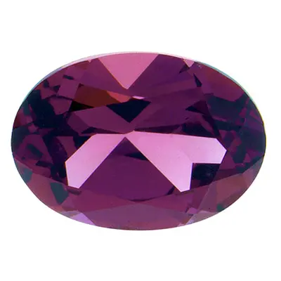 Rhodolite Garnet, Oval, 6x4mm