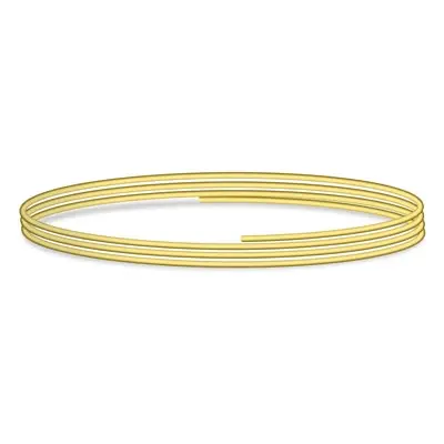 9ct Yellow Gold Round Wire 1.00mm X 100mm, Fully Annealed, 100% Recycled Gold