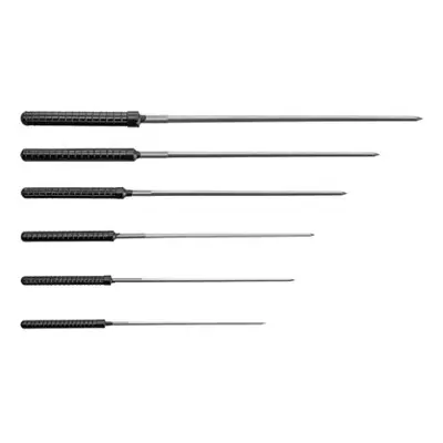 Broacher / Reamer File Set, Large, 1.2-3.0mm, Set Of 6