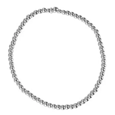 Sterling Silver Bead Expandable Bracelet 7&quot;/18cm