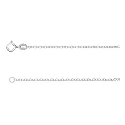 Sterling Silver 1.9mm Trace Chain 24&quot;/60cm Unhallmarked 100% Recycled Silver