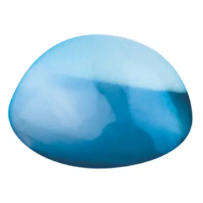 London Blue Topaz, Round Cabochon 4mm, Treated