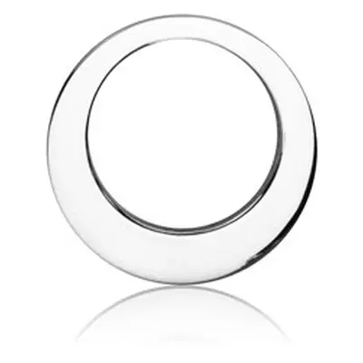 Sterling Silver Offset Washer 26mm