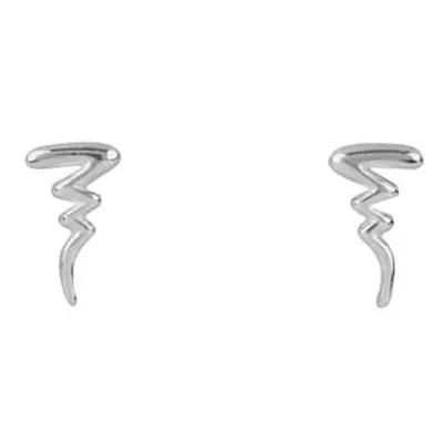 Sterling Silver Squiggle Wave Earrings