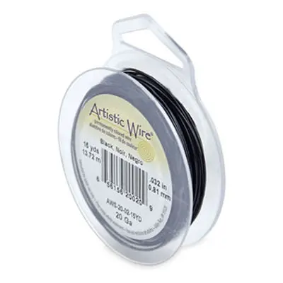 Beadalon Artistic Wire 20 Gauge Black 0.81mm X 13.7m