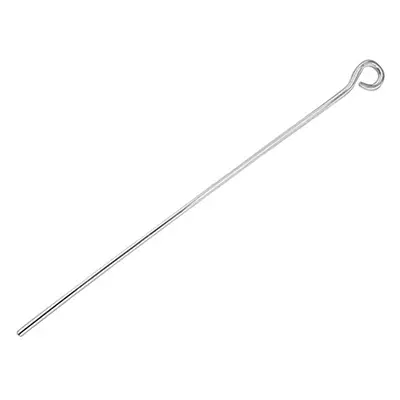 Sterling Silver Head Pin 50mm Pack of 20, With Loop End