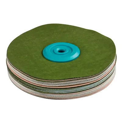 Synthetic Suede Polishing Mop, Soft, Large 120mm X 18mm