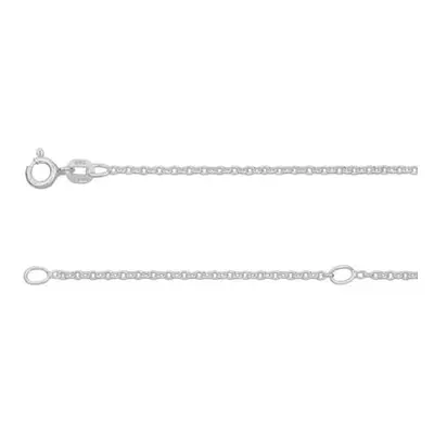 Sterling Silver 1.6mm Extendable Belcher Chain 18-20&quot;/45-50cm Unhallmarked