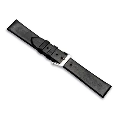 Black Calf Watch Strap 18mm Genuine Leather