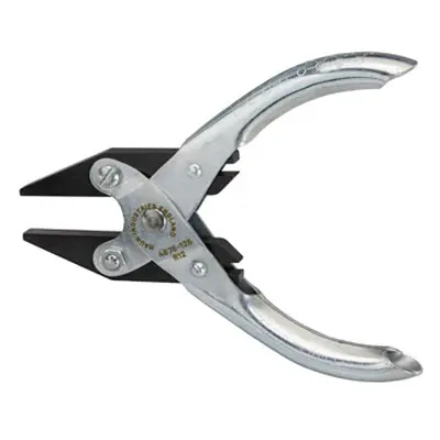 Maun Flat Nose/v Channel Pliers 125mm/5&quot; Parallel Action, With Smooth Jaws