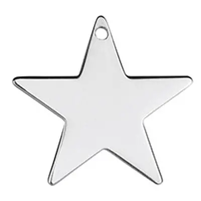 Sterling Silver Star 20mm Stamping Blank Pack of 3