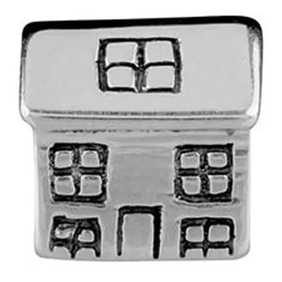 Sterling Silver House Charm Bead