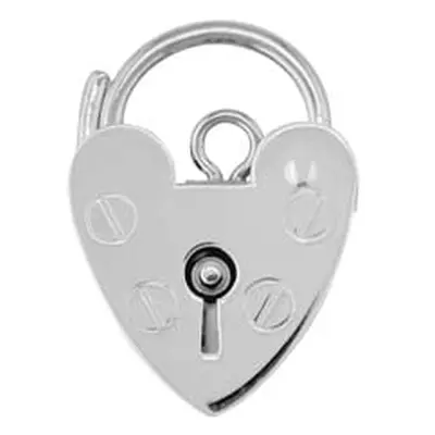 Sterling Silver Padlock Plain 11mm