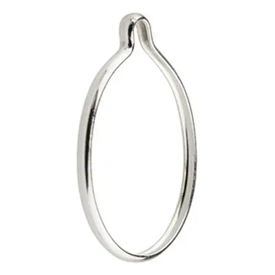 Sterling Silver Oval Wraptite 14x10mm 1 Loop Pack of 5