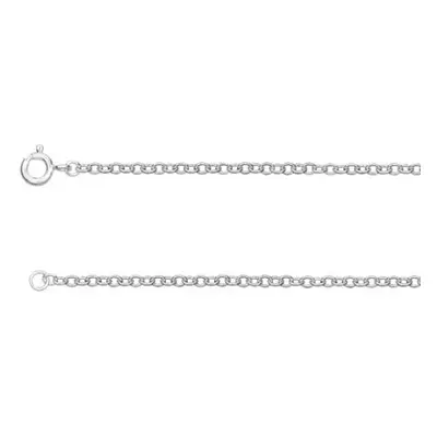 Sterling Silver 2.3mm Trace Chain 30&quot;/76cm Unhallmarked 100% Recycled Silver