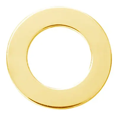 Gold Filled Flat Washer 15mm Stamping Blank