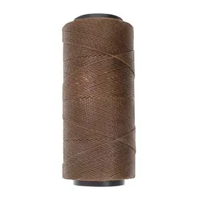 Beadsmith Knot-it Brown Brazilian Wax Cord, 144m Spool