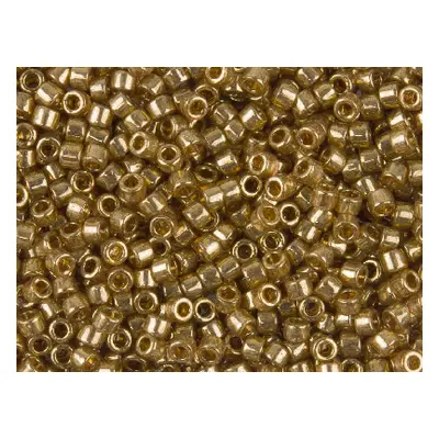 Miyuki 11/0 Delica Seed Beads Transparent Luster Metallic Rose Gold 7.2g Tube, Db115