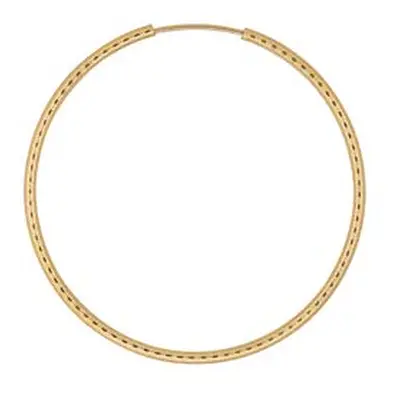 Gold Filled 40mm Hoop Earring