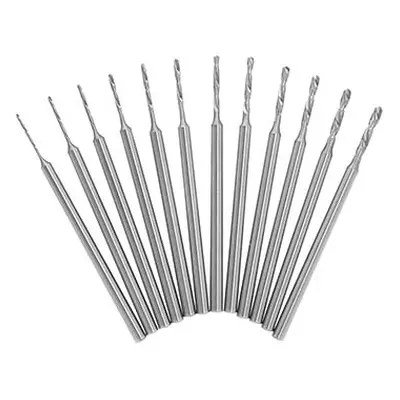 Busch 203 HSS Shank Drill Set Of 12, 0.5mm - 1.6mm