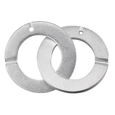 Sterling Silver 2x18mm Rings Plain Clasp