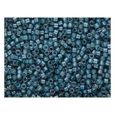 Miyuki 11/0 Delica Seed Beads Luminous Dusk Blue 7.2g Tube, Miyuki Code Db2054