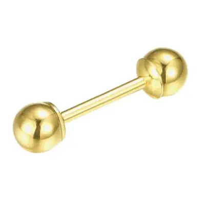 9ct Yellow Gold 4mm Threaded Ball Stud And Ear Back