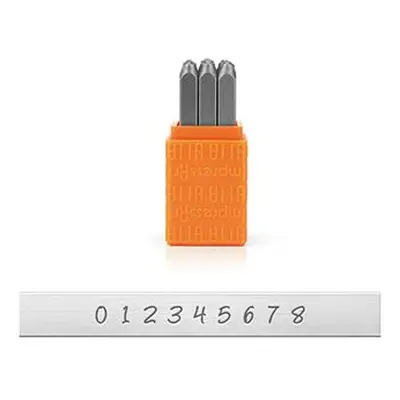 ImpressArt Basic Bridgette Number Stamp Set 3mm