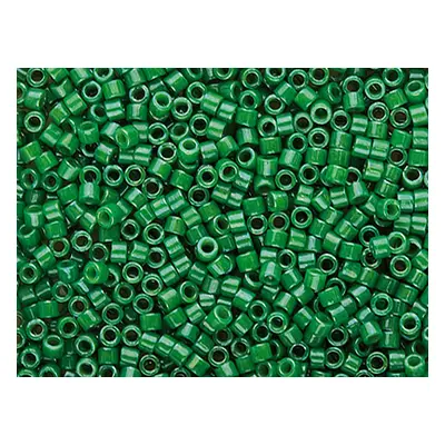 Miyuki 11/0 Delica Seed Beads Dyed Opaque Jade Green 7.2g Tube, Miyuki Code Db656