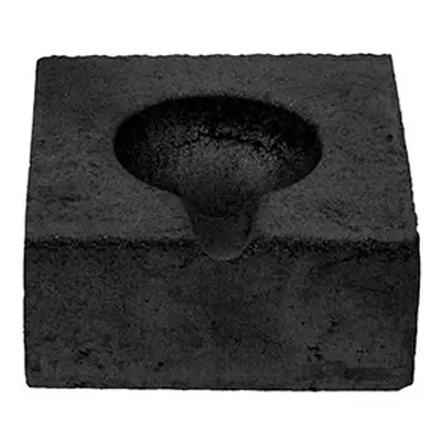 Compressed Hard Charcoal Block With Crucible Channel