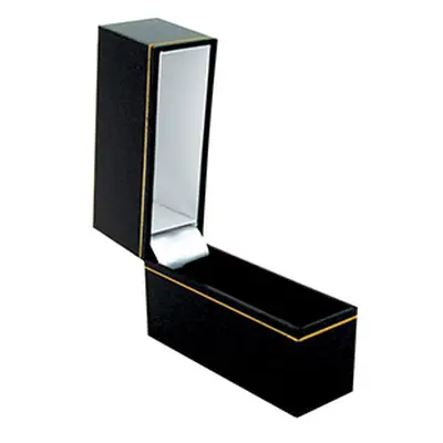 Black Leatherette Narrow Bangle Box