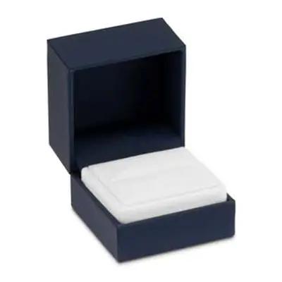 Premium Blue Soft Touch Ring Box