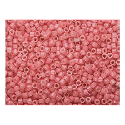 Miyuki 11/0 Delica Seed Beads Dyed Opaque Rose 7.2g Tube, Miyuki Code Db1371