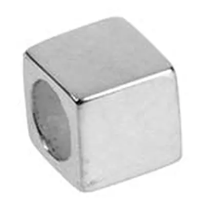 Sterling Silver Cube 5mm Stamping Blank Pack of 3