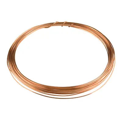 Copper Square Wire 0.6mm X 7.5m Fully Annealed