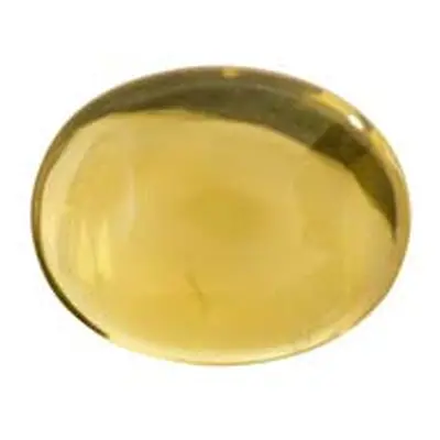 Citrine, Oval Cabochon, 9x7mm