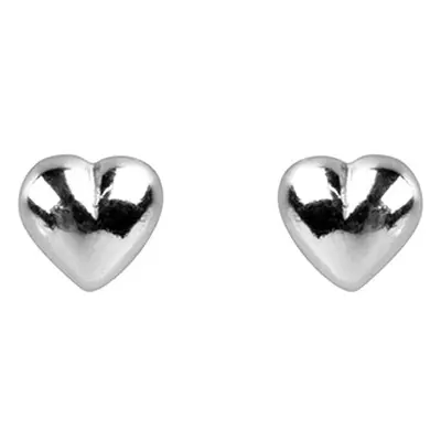 Sterling Silver Earrings Heart Stud