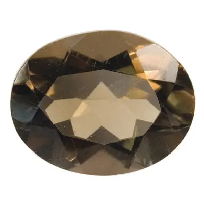 Smokey Quartz, Oval, 10x8mm