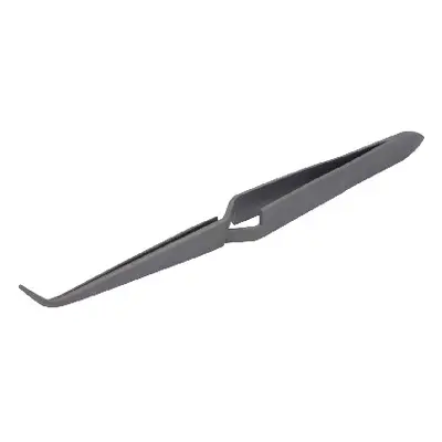 Titanium Reverse Action Tweezers, Bent