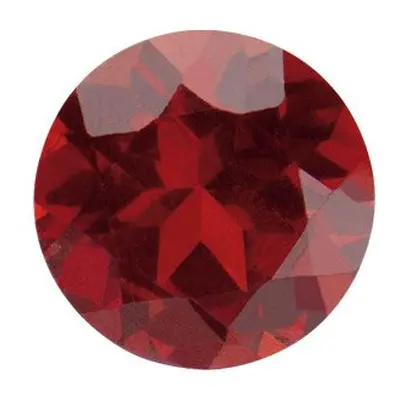 Garnet, Round, 2.5mm