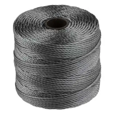 Beadsmith S-lon Bead Cord Grey Tex 210 Gauge #18 70m